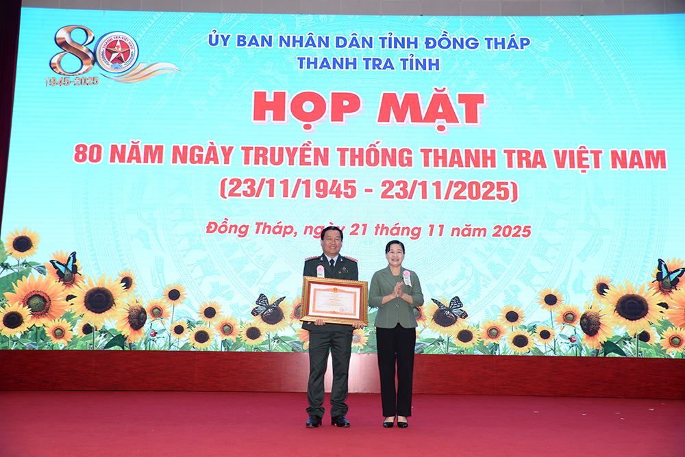 Đồng Tháp tổ chức họp mặt kỷ niệm 80 năm Ngày truyền thống Thanh tra Việt Nam